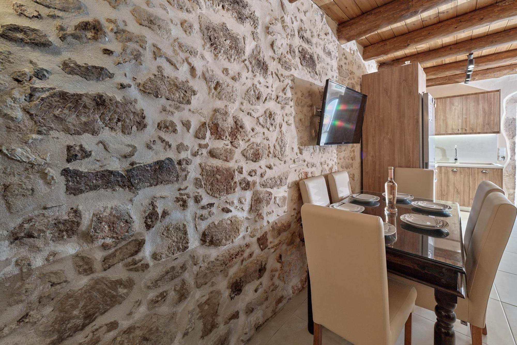 Stone Villa With Swimming Pool-Bbq! Melidhónion Exteriér fotografie